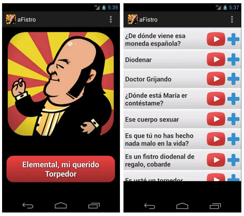 aFistro, la app para recordar a Chiquito de la Calzada y sus frases