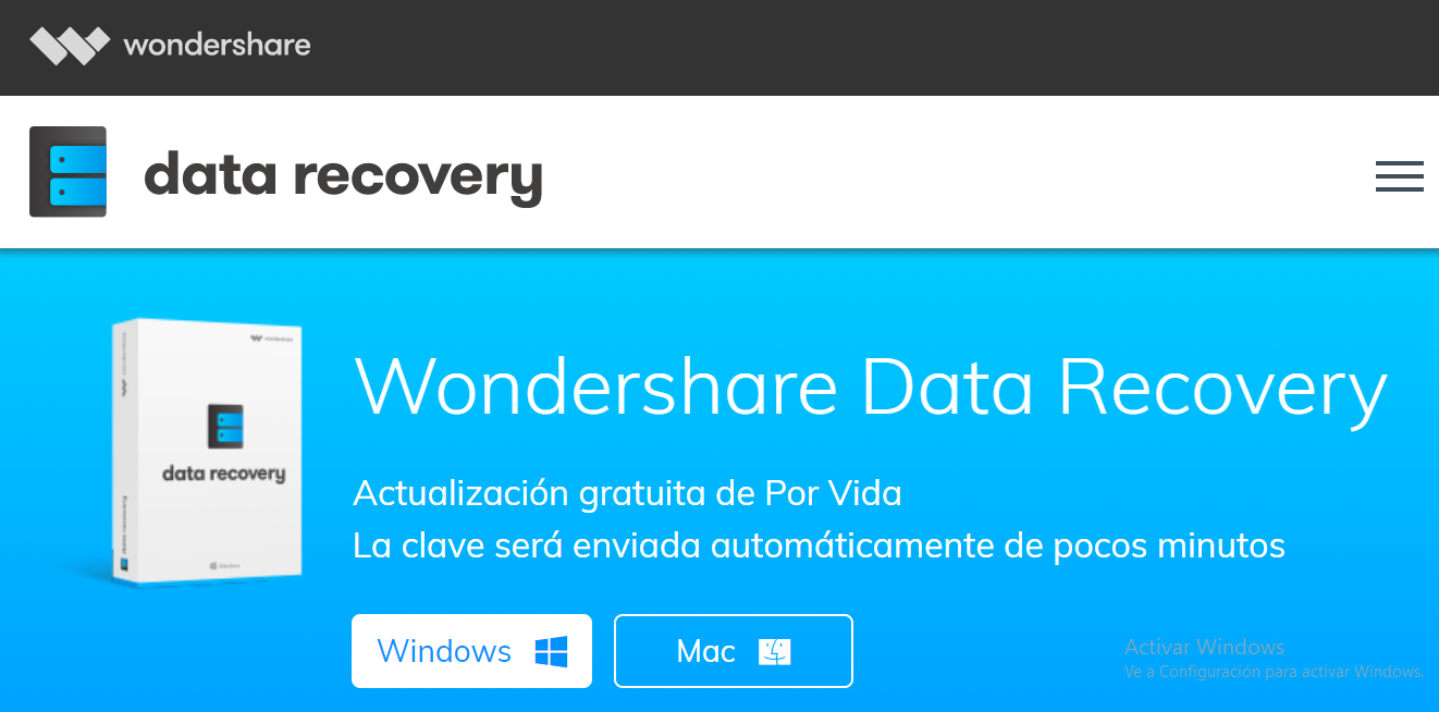 Recupera los datos de tu tarjeta SD con Wondershare Data Recovery