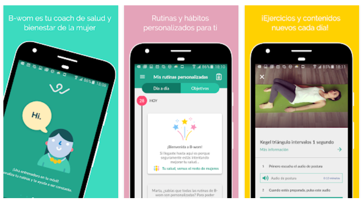 B-Wom, la primera app para cuidar la salud íntima femenina y el suelo pélvico