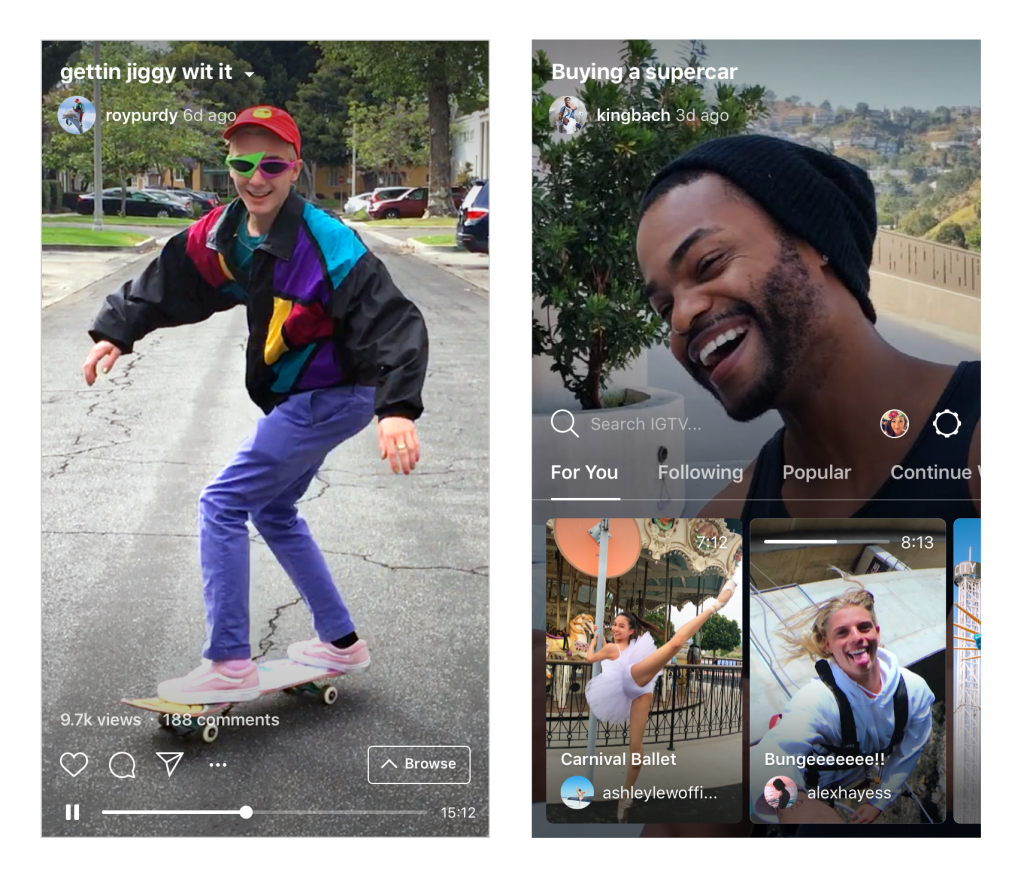 Así es IGTV, la nueva app de vídeos de Instagram
