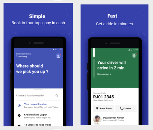Uber lanza su propia app aligerada para mercados emergentes