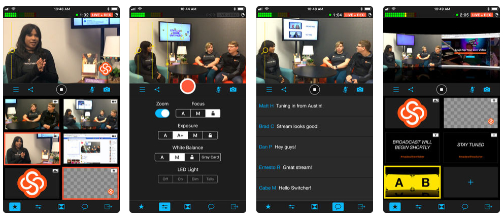 Switcher Studio, la app para hacer grabaciones y emisiones multicámara con tus iPhones o iPads