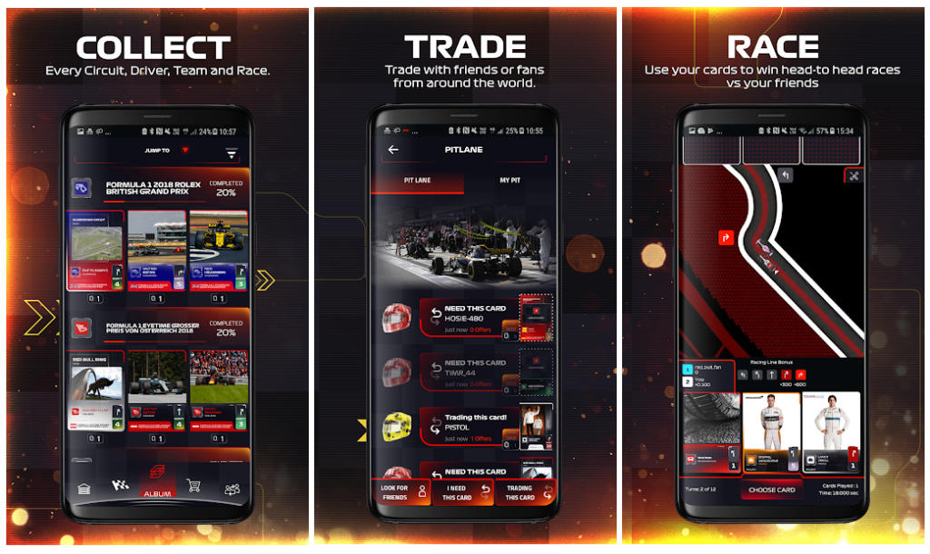 F1 Trading Card Game, ya disponible para Android