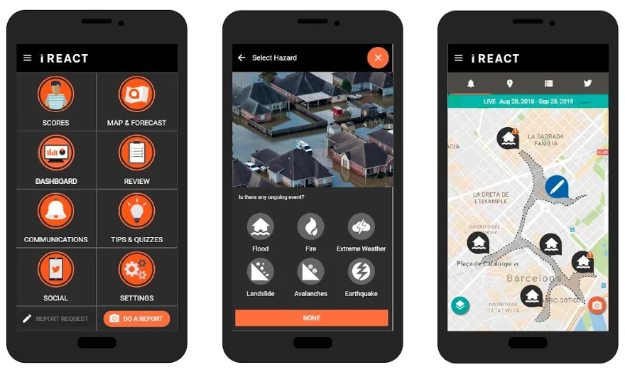 Una nueva app protege a los ciudadanos de desastres naturales y les permite informar sobre ellos