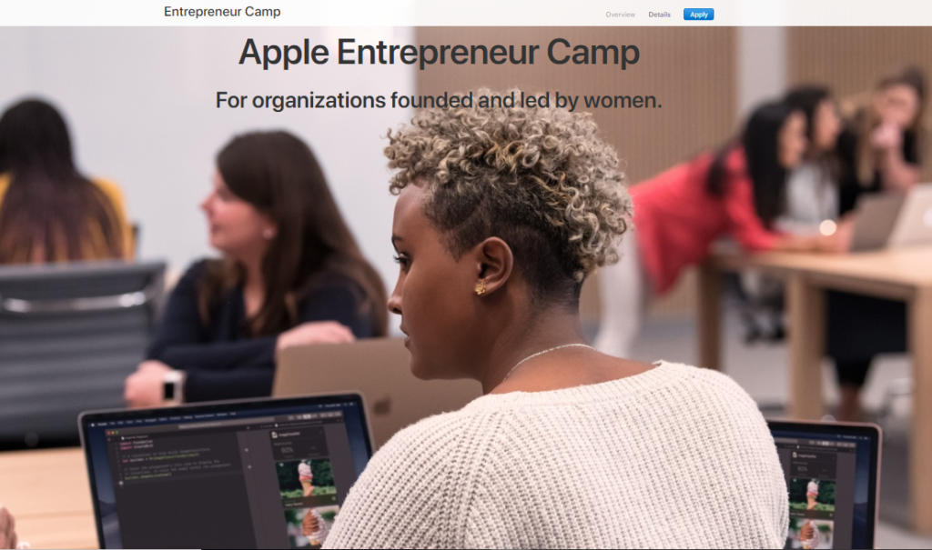 Apple lanza Entrepreneur Camp, un campamento para las emprendedoras en apps