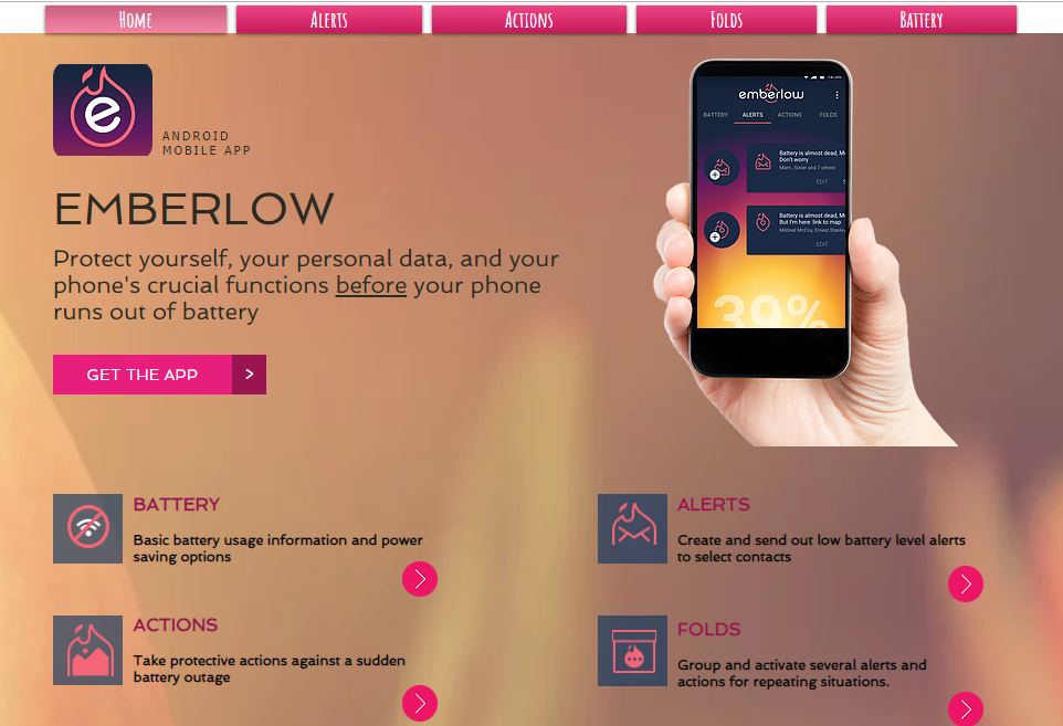 Emberlow, la app que se anticipa a la muerte de tu batería