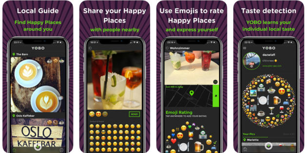 Yobo, la app para dejar reseñas de lugares a base de emojis