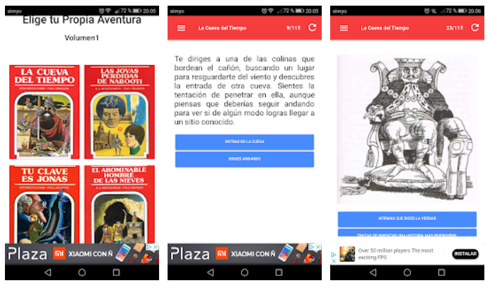 Disfruta los libros de Elige Tu Propia Aventura en formato app