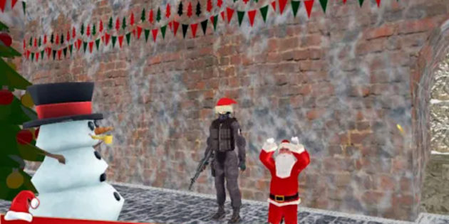 Santa Claus Terrorist Hostage, el juego donde tienes que rescatar a Papá Noel de los terroristas