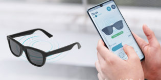 Estas gafas de sol te permiten controlar el tintado de los cristales y el grado de luz que entra con una app Estas gafas de sol te permiten controlar el tintado de los cristales y el grado de luz que entra con una app