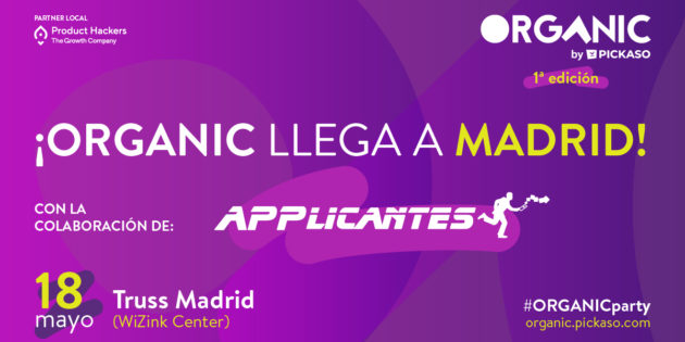 Organic, la fiesta de las apps, también se celebrará en Madrid