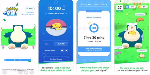 La app de registro del sueño Pokémon Sleep llega a Europa