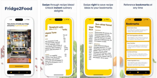 Fridge2Food, una app que te ofrece posibles recetas con solo una foto de tu nevera