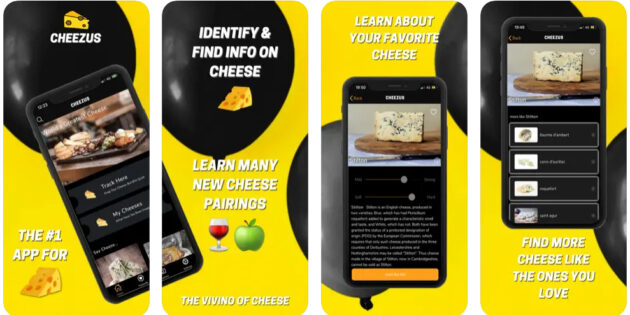 Cheezus, la app para los amantes del queso