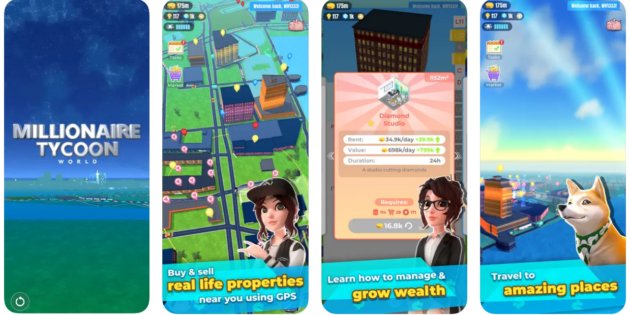 Millionaire Tycoon añade propiedades en realidad aumentada Millionaire Tycoon añade propiedades en realidad aumentada