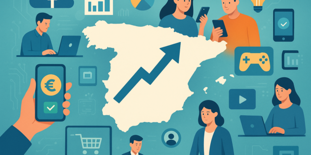 El sector de servicios digitales crece un 3,5%: Así se cuelan las apps en la vida diaria de los españoles El sector de servicios digitales crece un 3,5%: Así se cuelan las apps en la vida diaria de los españoles