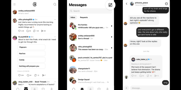 Threads amplía su función de mensajería directa y lanza los chats de grupo en Europa Threads amplía su función de mensajería directa y lanza los chats de grupo en Europa