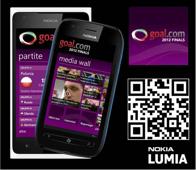 Goal.com 2012 Finals, la app exclusiva de Windows Phone para seguir la Eurocopa