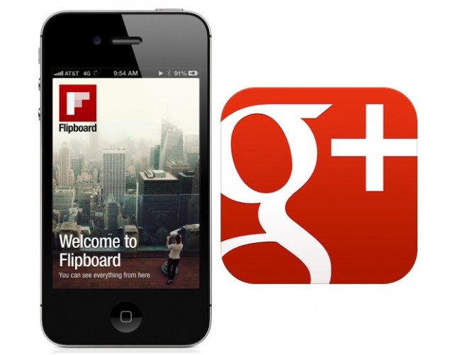 Flipboard mostrará actualizaciones de Google+