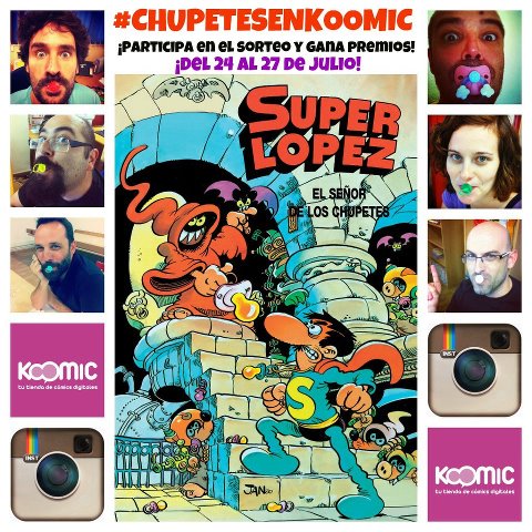 Sube tu mejor foto de Instagram con chupete y gana un cómic de Superlópez