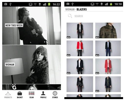 Las apps de moda en España no sacan provecho a los screenshots