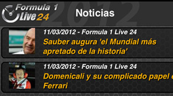 Súmate a la ‘Alonsomanía’ con F1 2012 Live 24