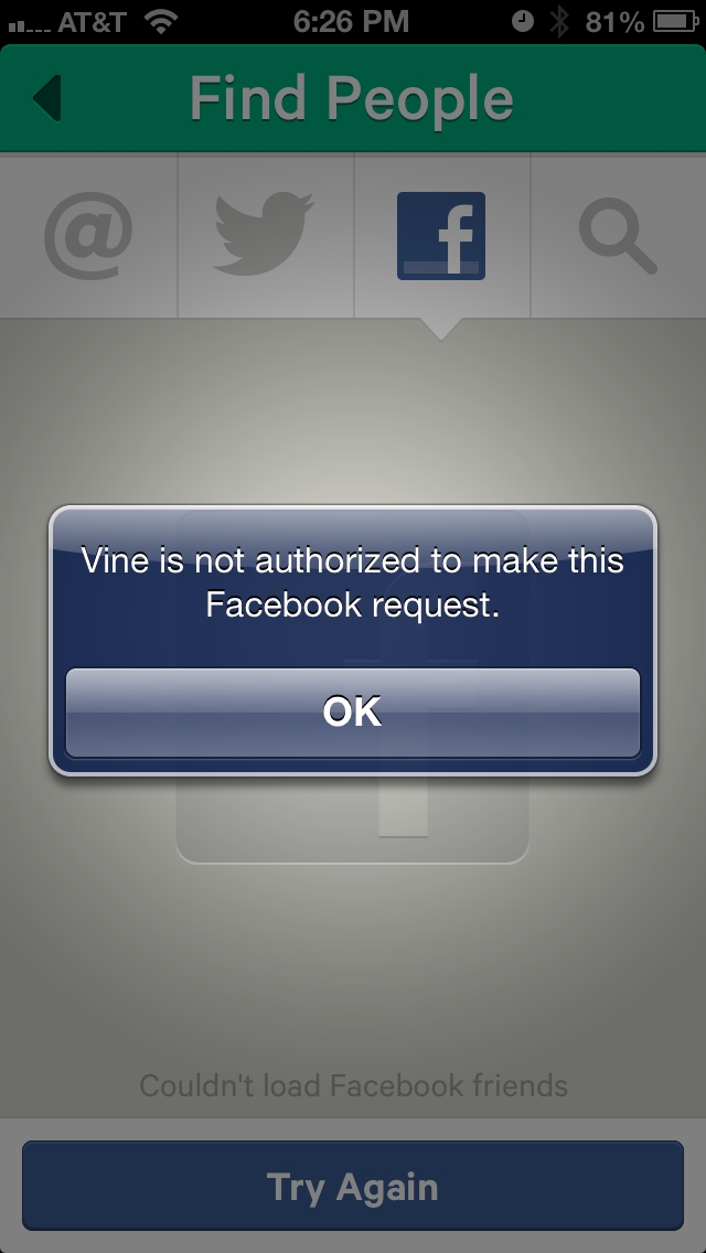 Facebook bloquea Vine