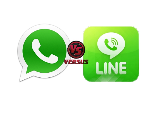 Infografía: WhatsApp VS Line