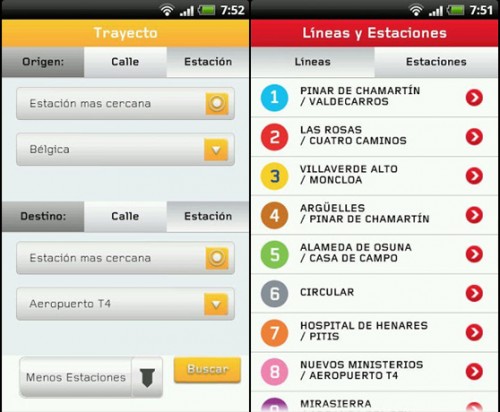 Llega la app oficial de Metro de Madrid para Android : Applicantes