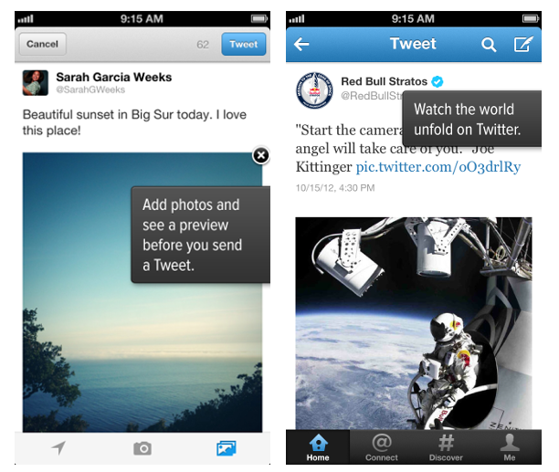 Twitter para iOS ahora permite ver cómo quedarán las fotos en tus tweets