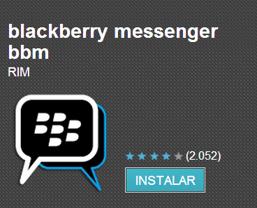Un BlackBerry Messenger falso se deja ver en Google Play