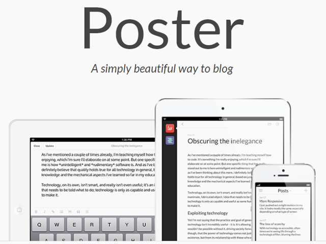Automattic se hace con Poster, un cliente de WordPress para iOS