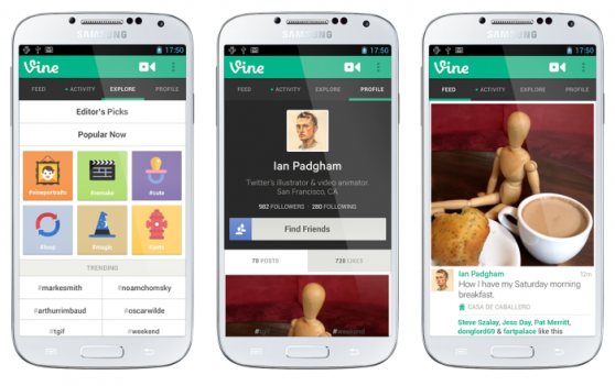 La versión de Vine para Android ya está aquí