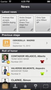 La app oficial de La Vuelta a España 2013 no tiene una buena estrategia de monetización