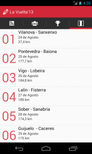 La app oficial de La Vuelta a España 2013 no tiene una buena estrategia de monetización