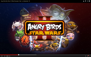 Ya está en la red el vídeo oficial de Angry Birds Star Wars II