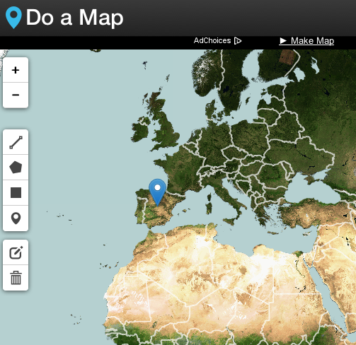 Do a Map, una webapp gratuita para crear y compartir mapas online