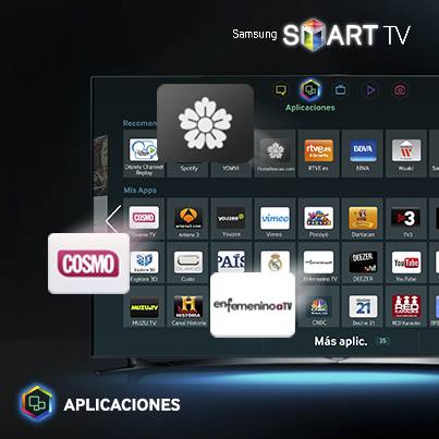 Dos nuevas apps amplían la oferta de Samsung Smart TV: CosmoTV y Enfemenino TV