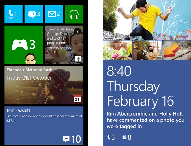 La app de Facebook para Windows Phone añade notificaciones en la pantalla de inicio