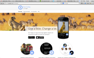 One Today, la app de microdonaciones de Google, ya se encuentra disponible para iPhone y iPad