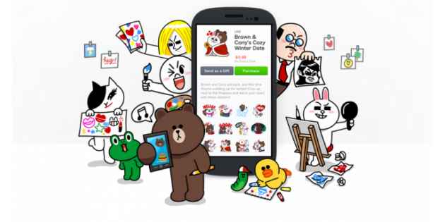 Line dará la posibilidad a los usuarios de crear y comercializar sus propios stickers