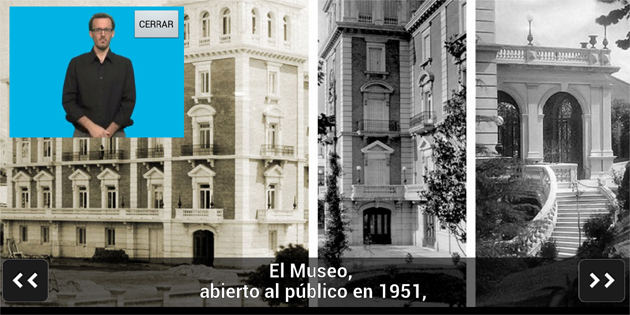 El museo Lázaro Galdiano, accesible gracias al proyecto Appside