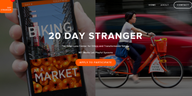 Comparte tres semanas de tu vida con un extraño y la app 20 Day Stranger