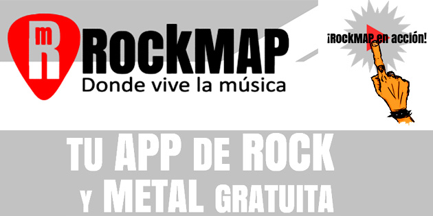 RockMAP traslada a tu móvil todo lo relacionado con el rock y el metal