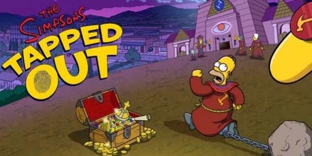 Los canteros llegan al juego de Los Simpsons