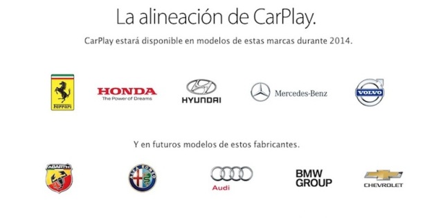Apple anuncia 9 nuevos fabricantes de automóviles que se suman a CarPlay