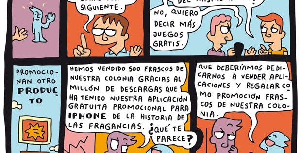 Cómic: Los porqués de las apps gratuitas