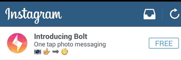 Bolt, la efímera app de mensajería de Instagram
