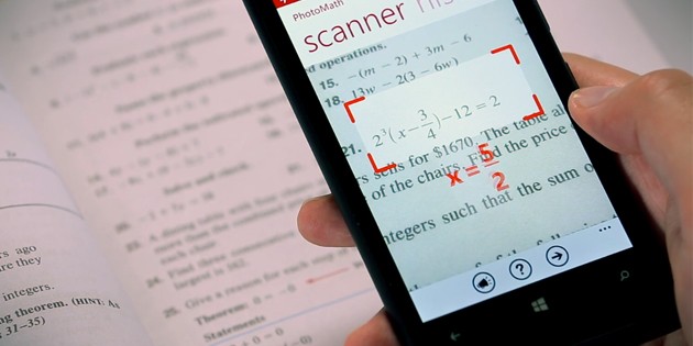 PhotoMath, la app que te ayuda a hacer los deberes de matemáticas