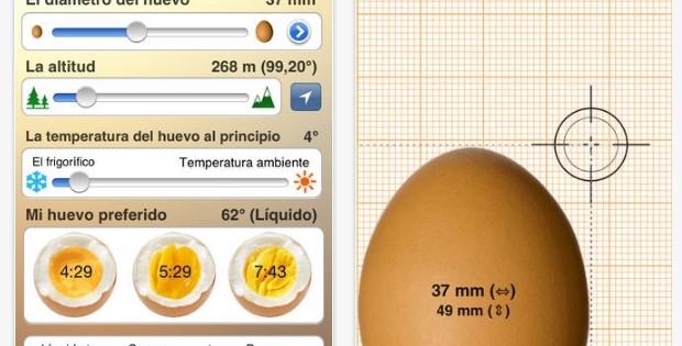 Calcula el tiempo justo para cocer un huevo con The Perfect Egg Timer